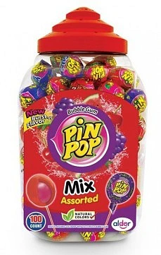 Pin pop 18g assorted (6x100)