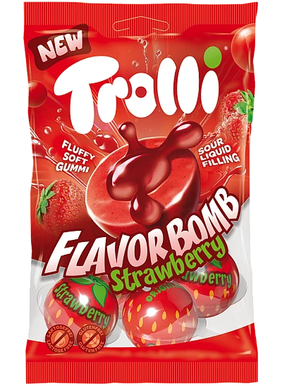 Trolli Flavorbombs Strawberry 75g (21) 