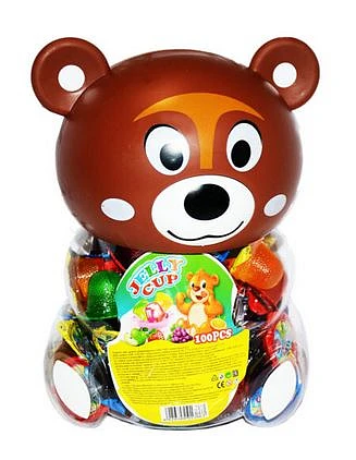 P-Cup Bear bílý 13g (6x100) jar