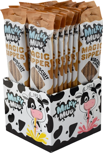 Milky Muu 30g keks (12x22) Brčko do mléka