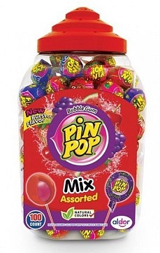 Pin pop 18g assorted (6x100)