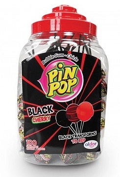 Pin pop 18g black cherry (6x100)