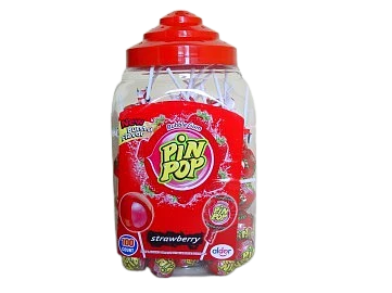 Pin Pop 18g Strawberry (6x100)