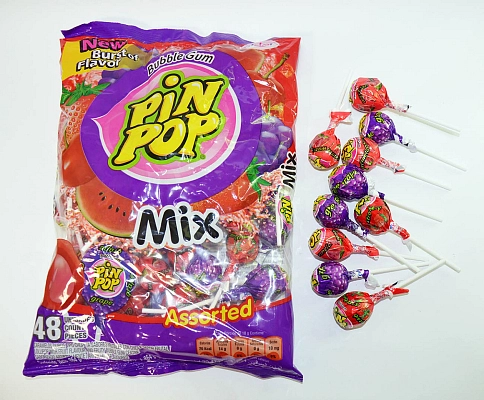 Pin Pop 17g Mix assorted (16x48) 