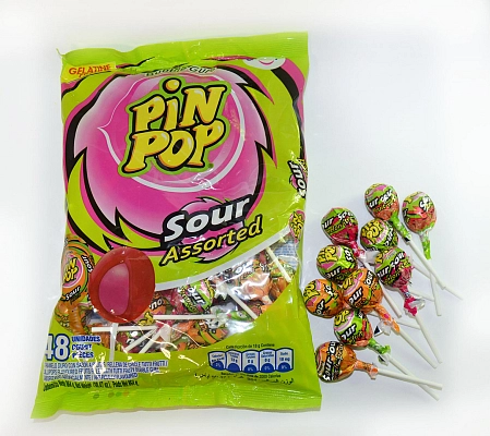 Pin Pop 17g Sour assorted (16x48)
