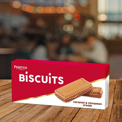 PR-Prestige Caramel Biscuit 126g (16) Cream