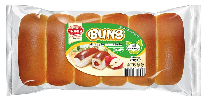CM-Buns buchtičky 250g jablko (15)