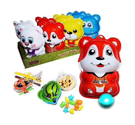 P-vaj.Animal Plastic Toy 15g (4x8)