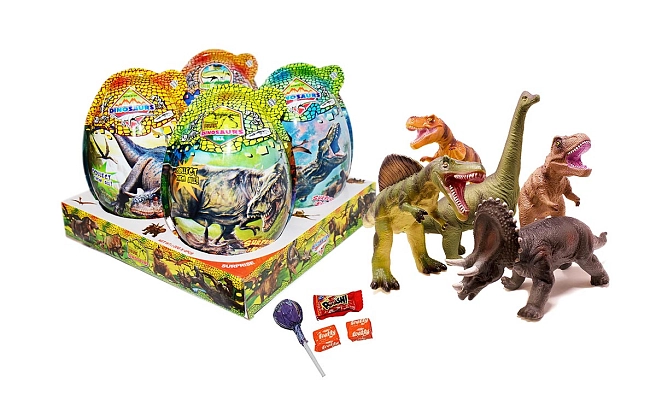 P-vaj.Super Big Plastic 20g Dinosaurus (12x4)