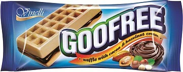 GooFree 50g kakao lís.ořech-modrá (8x12) vafle