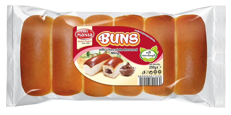 CM-Buns buchtičky 250g čokoláda (15)