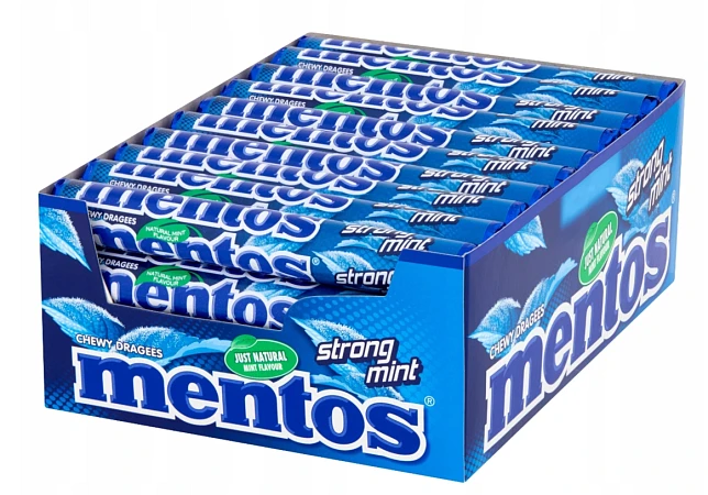 Mentos 38g (8x40) strong mint