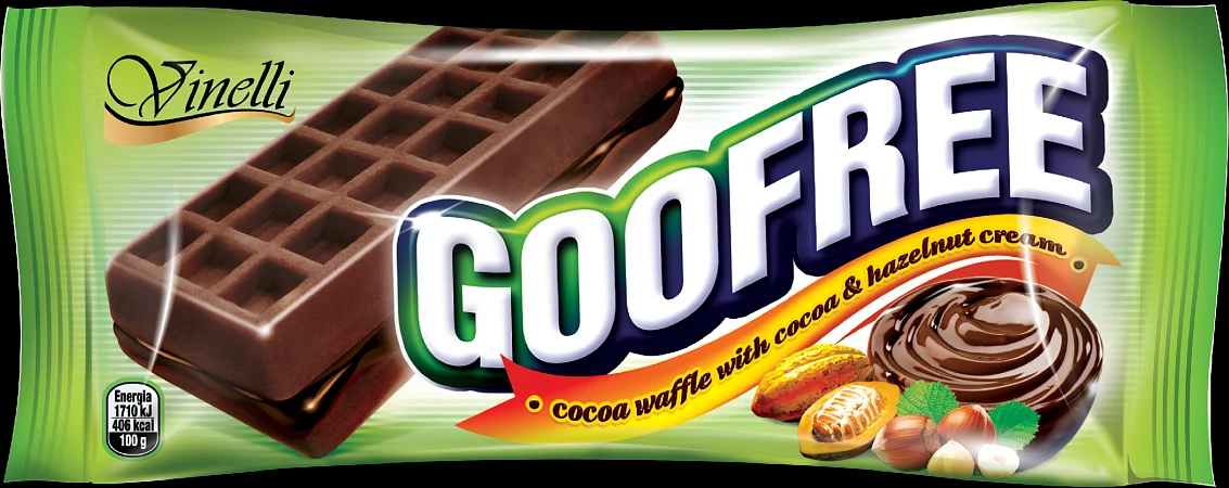 GooFree kakao 50g kakao-zelená (8x12) vafle 