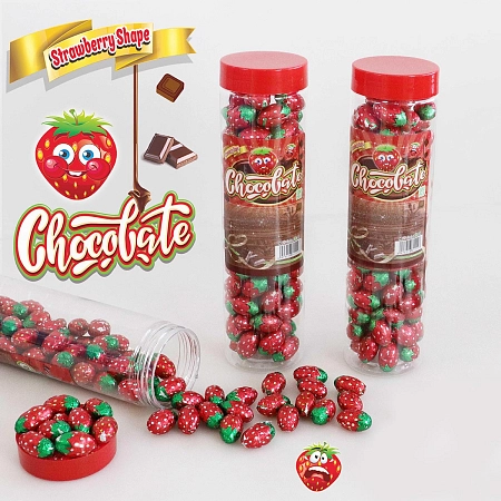 P-Chocolate Mini Egg Strawberry 260g (24)
